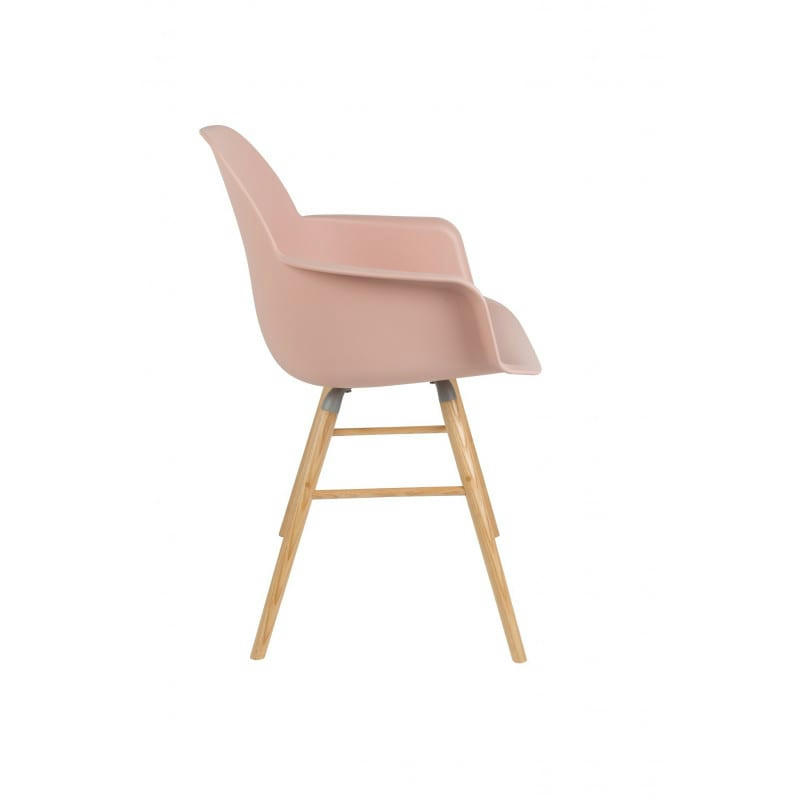 ALBERT KUIP - Fauteuil design en plastique rose