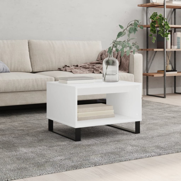 Stolik Kawowy Ława Stół Biały 60x50x40 Do Salonu Do Pokoju