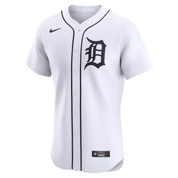 Detroit Tigers Nike Home Elite Jersey - White