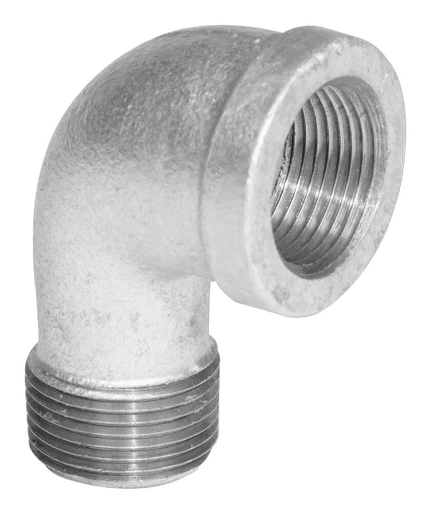 Aqua-Dynamic Galvanized Iron Fitting 90-Degree Street Elbow, 1/4-in