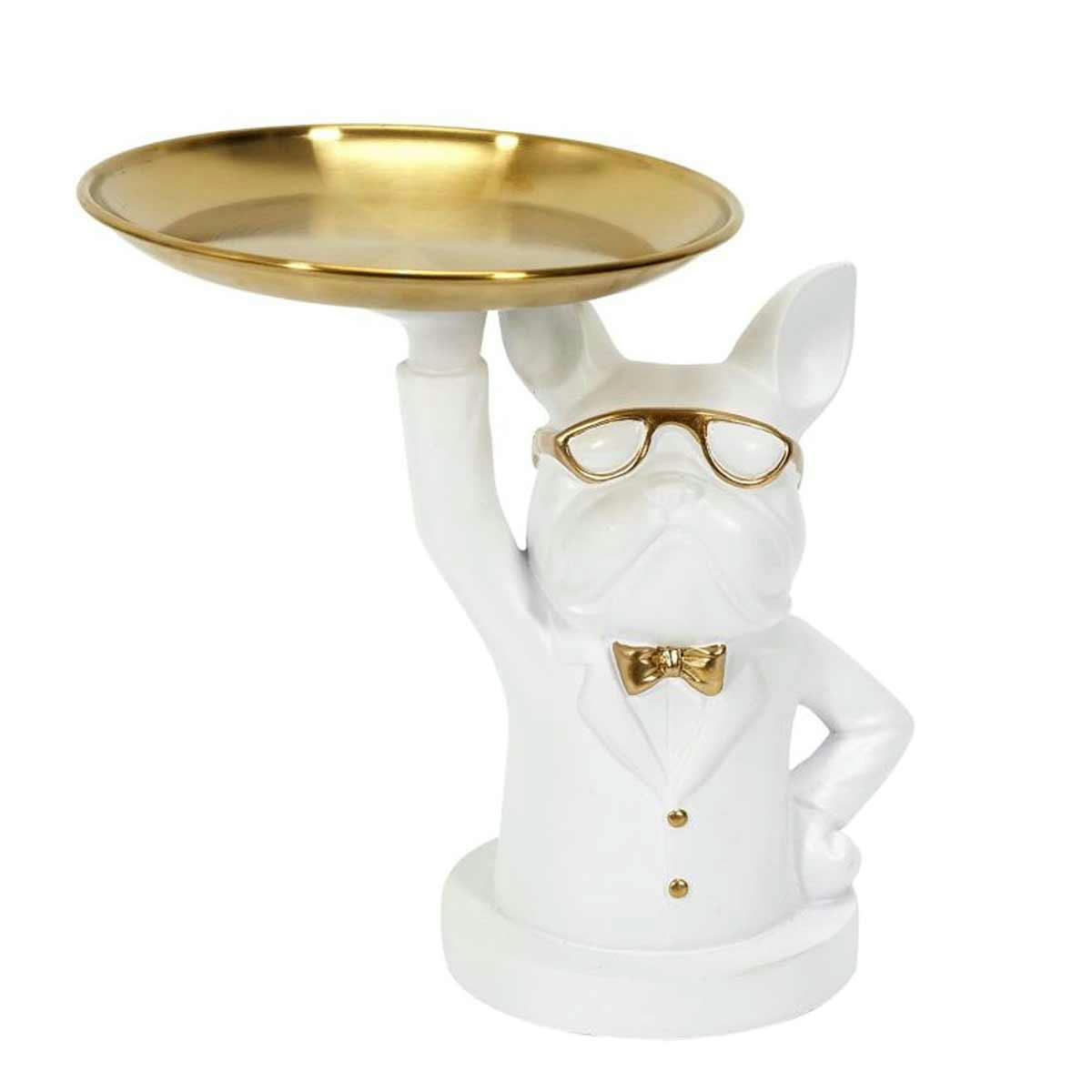 - Statue Bulldog vide-poche