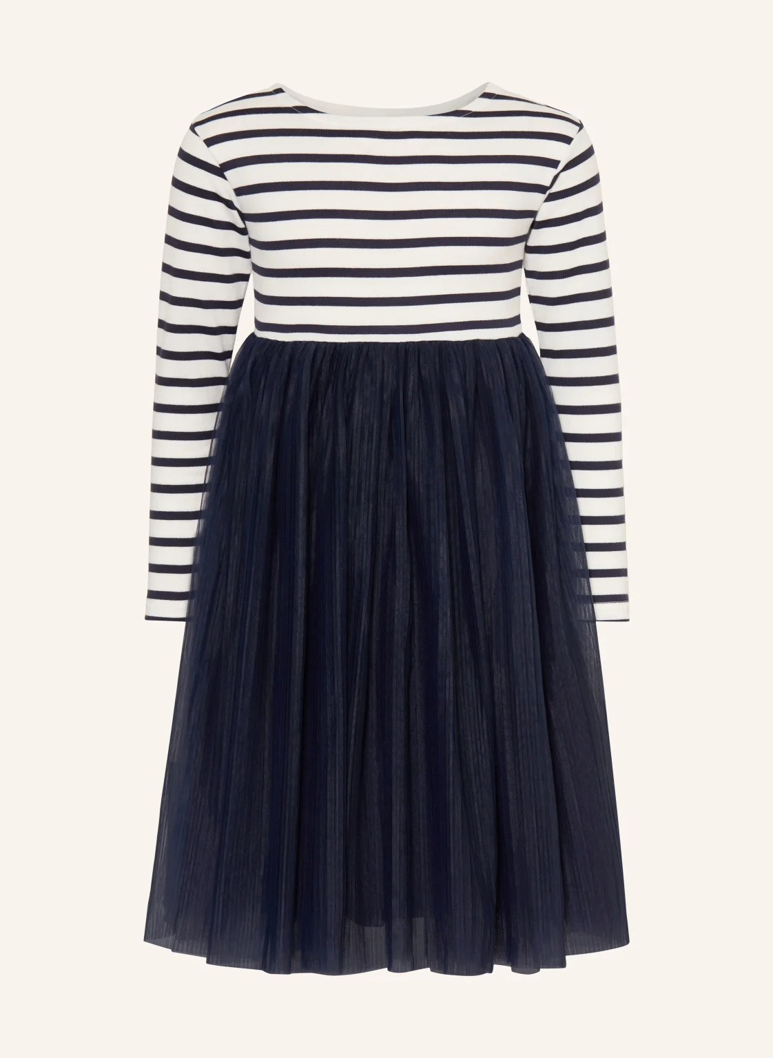 PETIT BATEAU Kleid im Materialmix