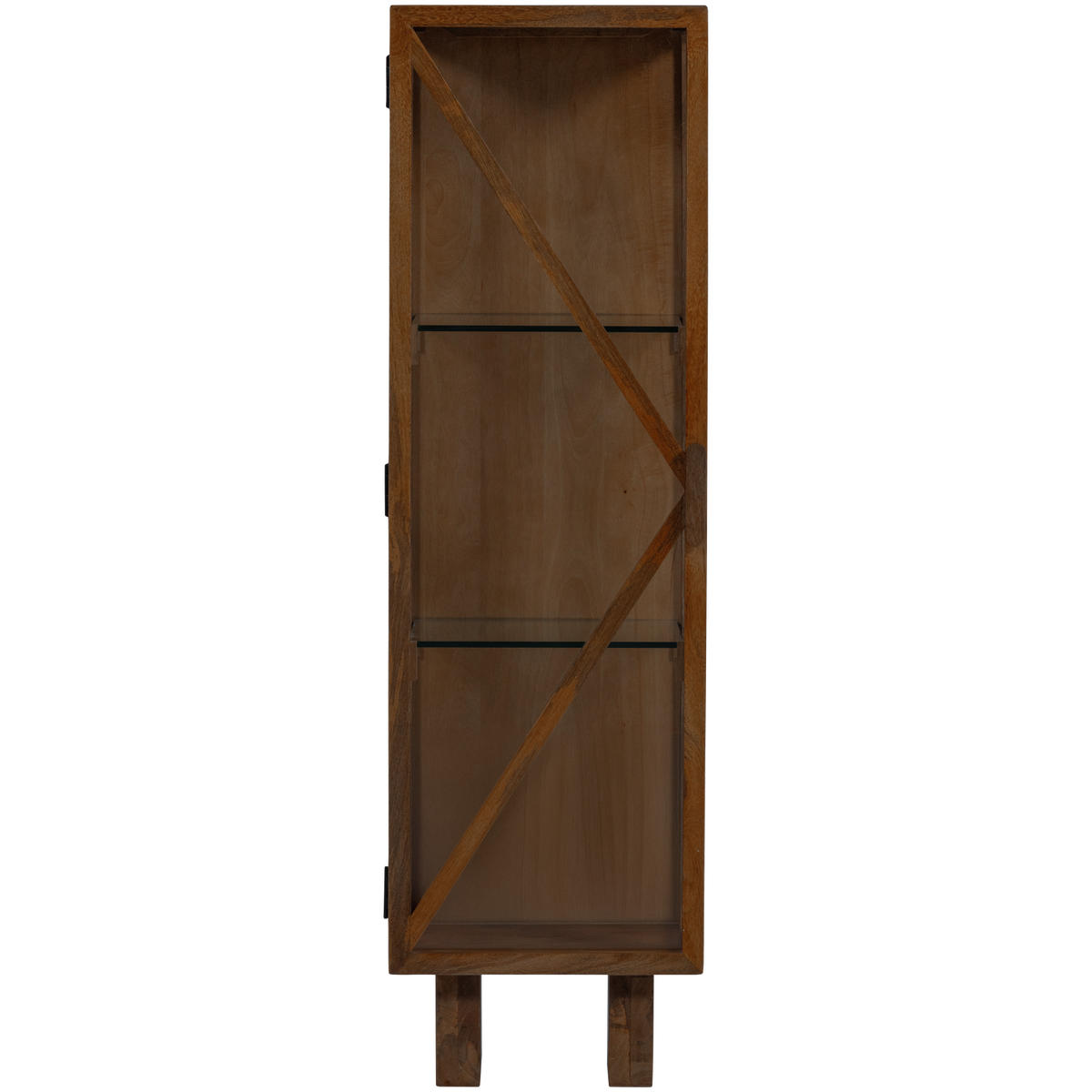 WOOOD kast 1-deurs Kella - Mango Hout - Bruin - 137x40x39