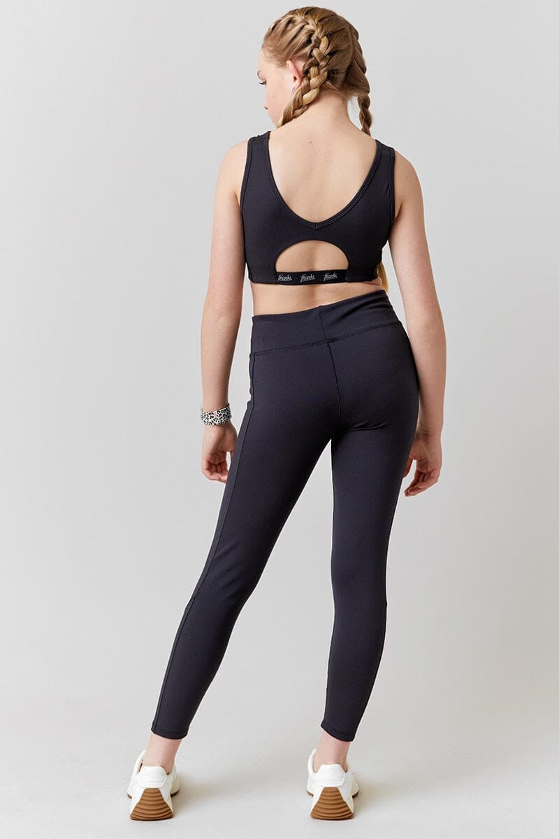 Hello Franki Sport Black Leggings for girls