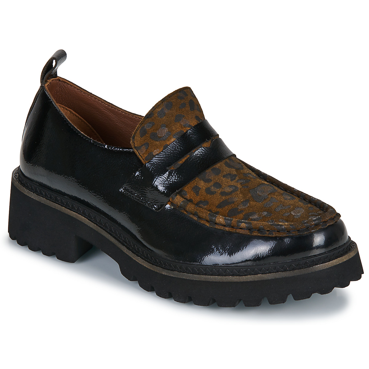 Betty London - ROXY - Black / Leopard