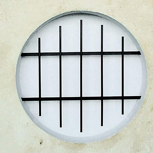 Grille de Defense Close diametre 70 cm pour Fenetre ronde (côte tableau)