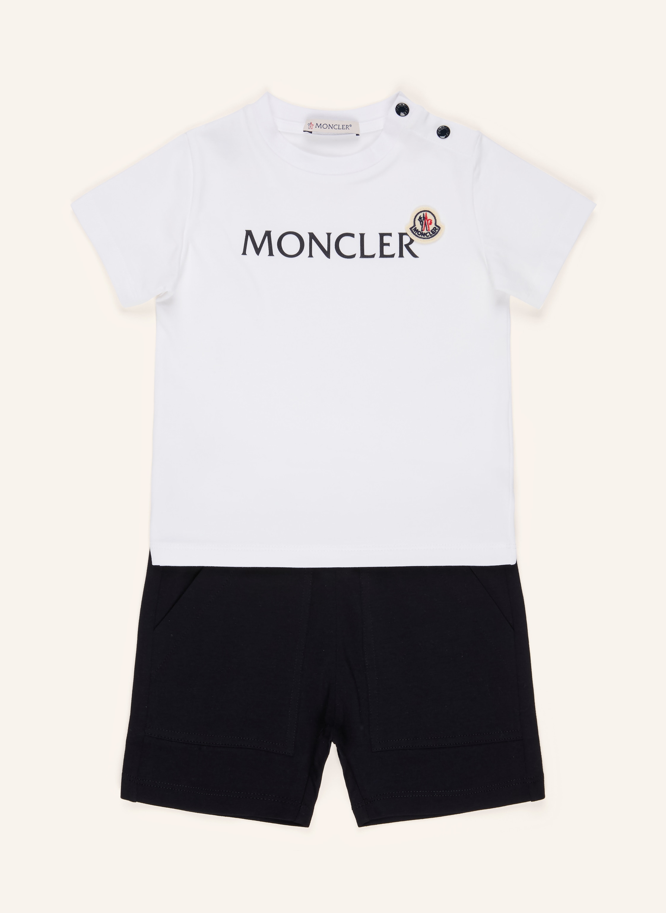 MONCLER enfant Set: T-Shirt und Shorts