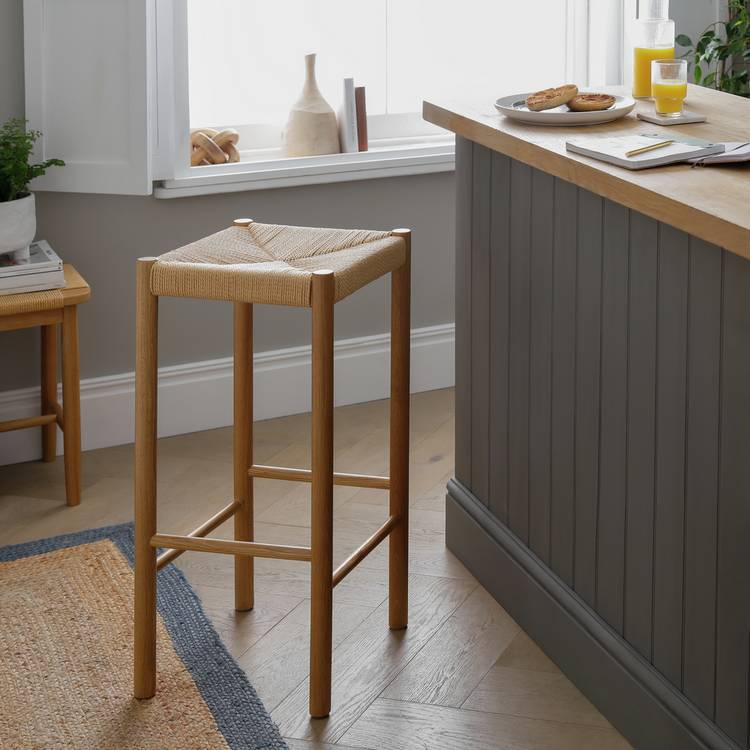 Habitat Hanna Oak Counter Stool - Natural
