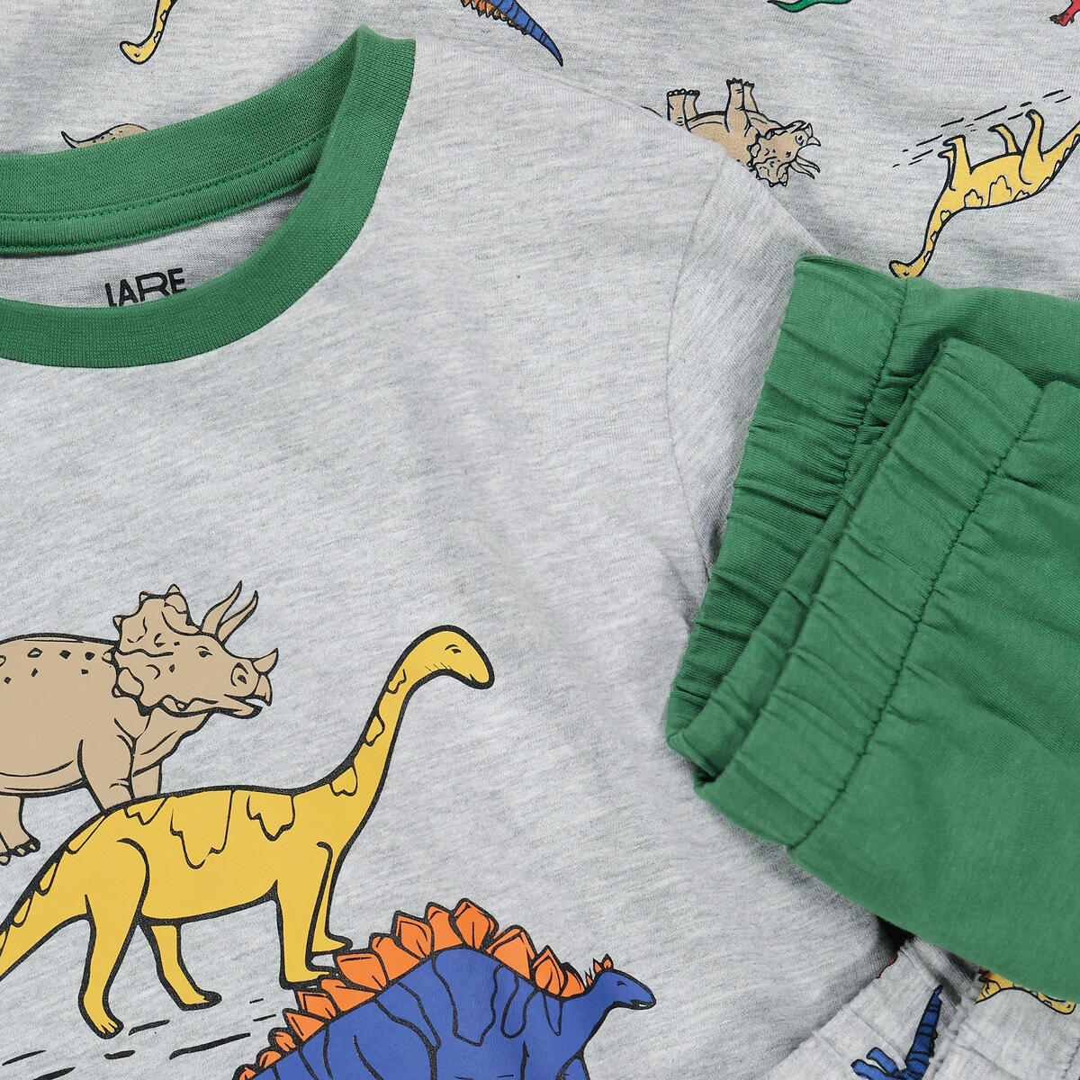 Lot de 2 pyjamas imprimés dinosaures