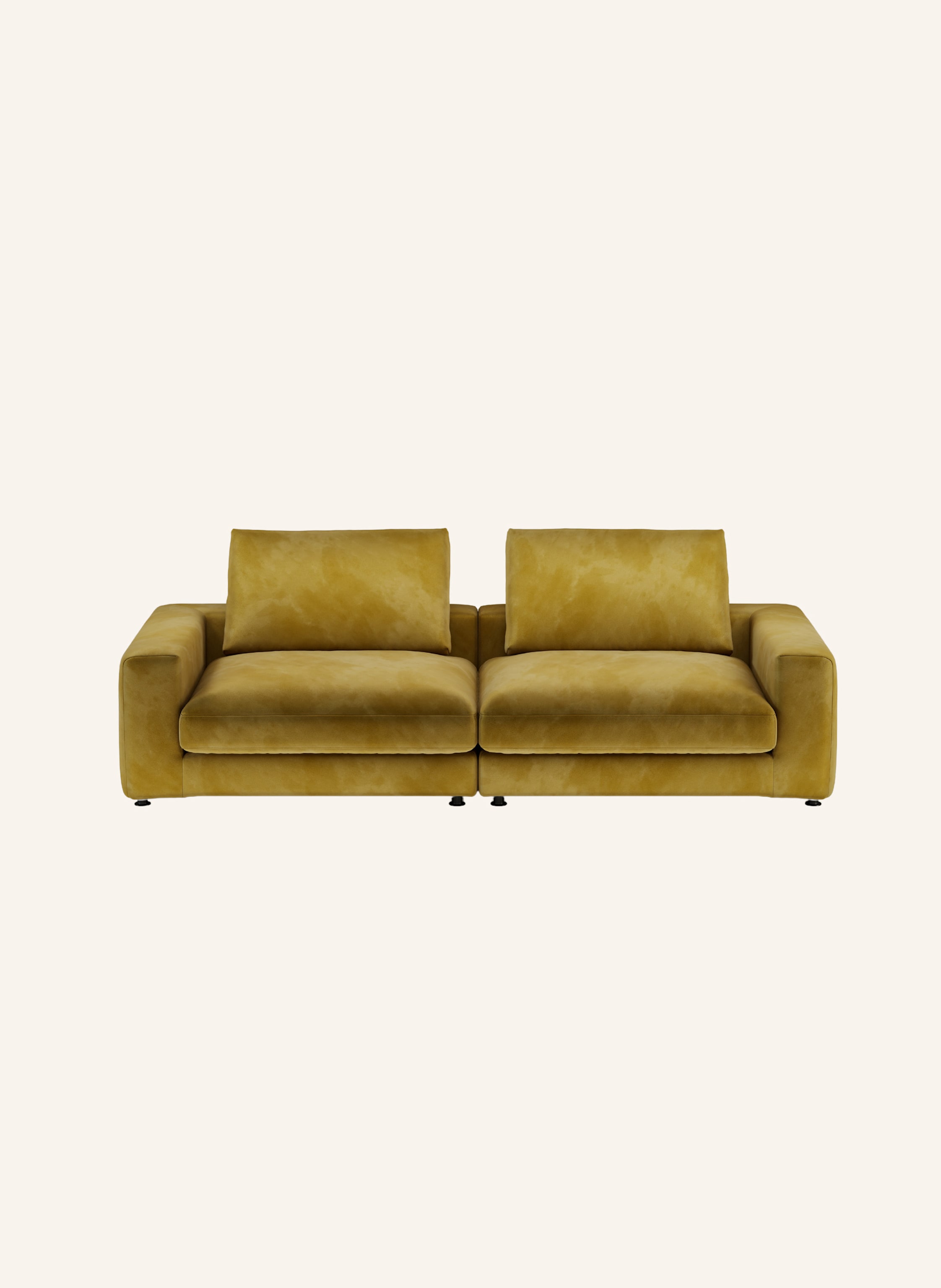 nydo 3-Sitzer Sofa MOSLER Velours