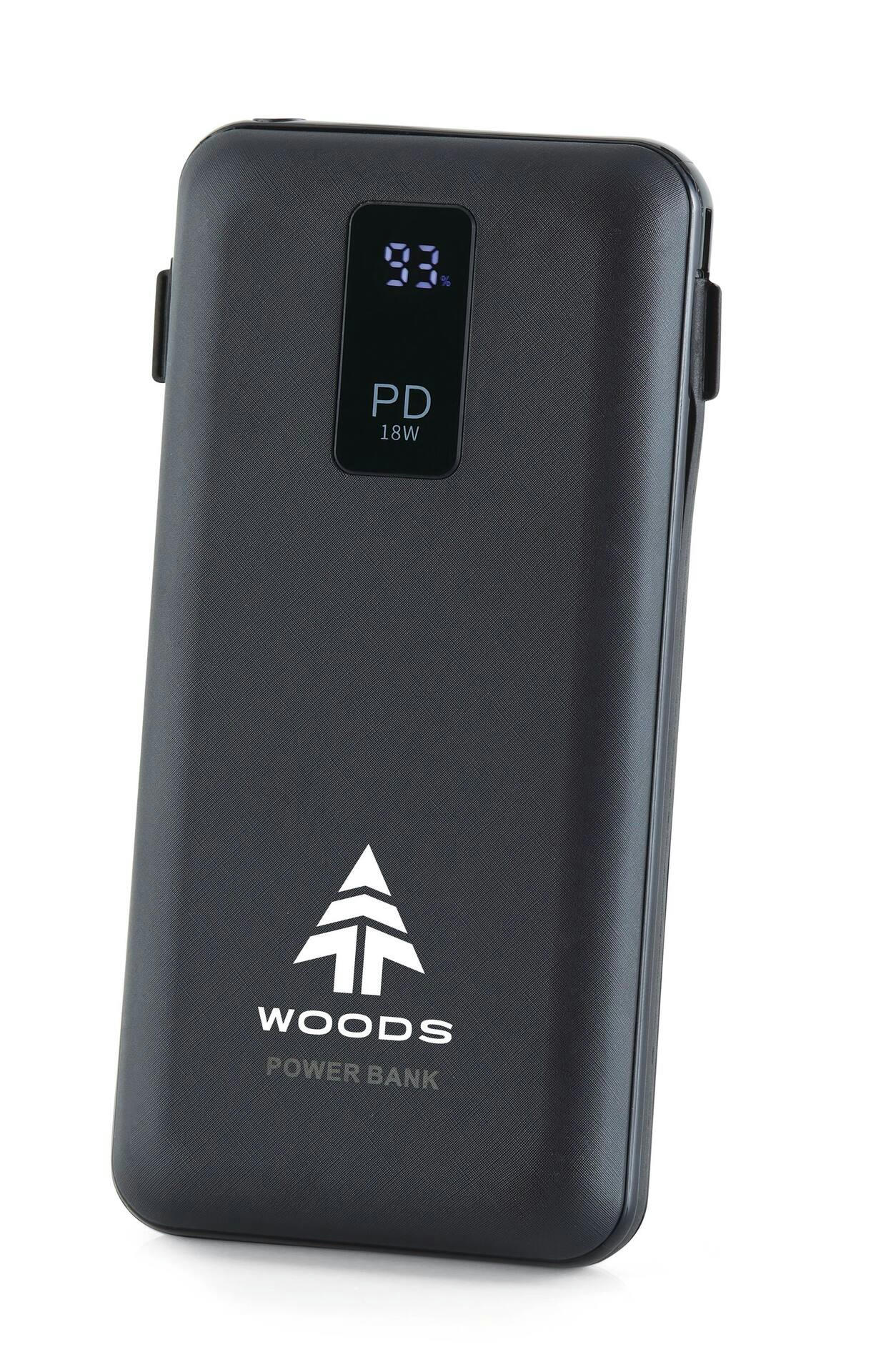 Woods CALOR Full-Length Heated Camping Seat Pad w/ USB Power Bank, 5-h Runtime