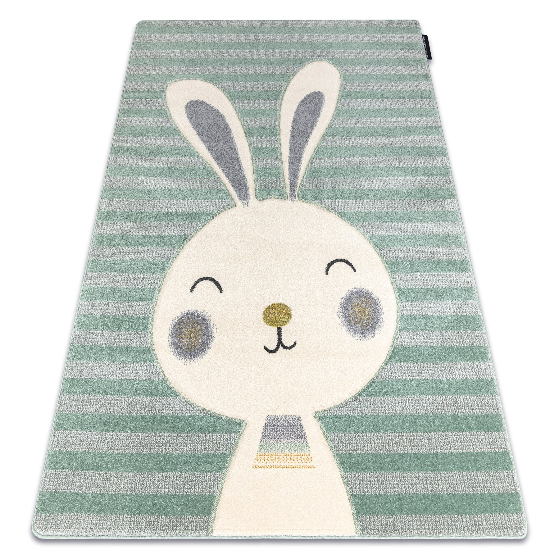 Dywan PETIT RABBIT królik, króliczek zielony 140x190 cm