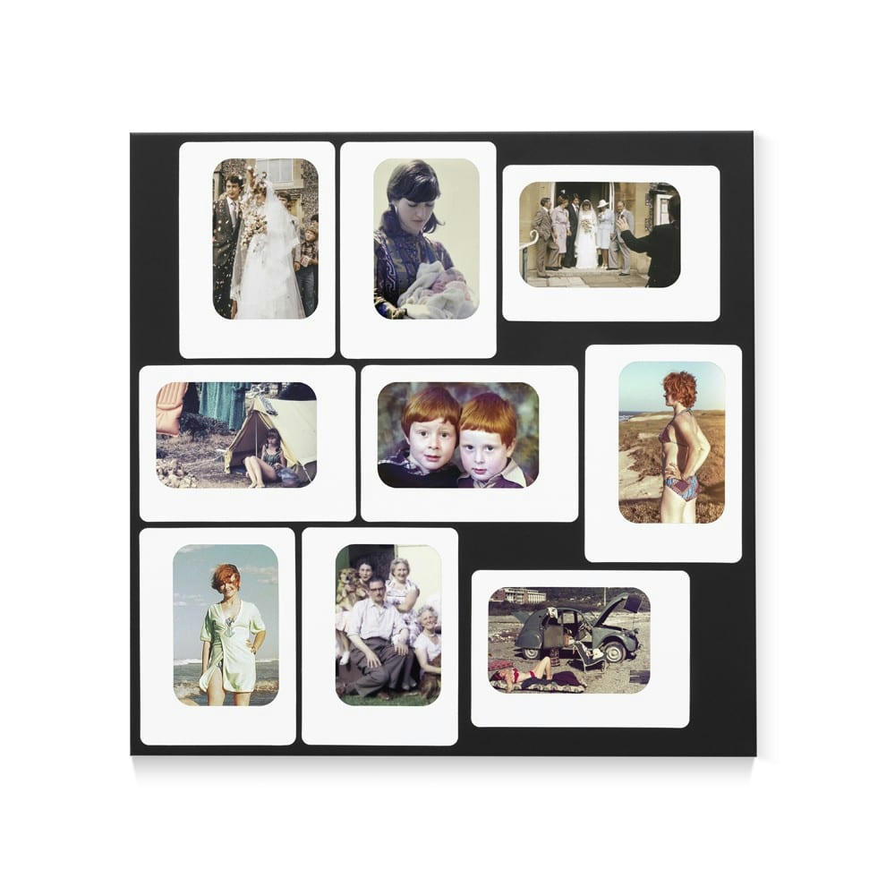 M9 - Pèle mèle magnétique noir 45x45cm