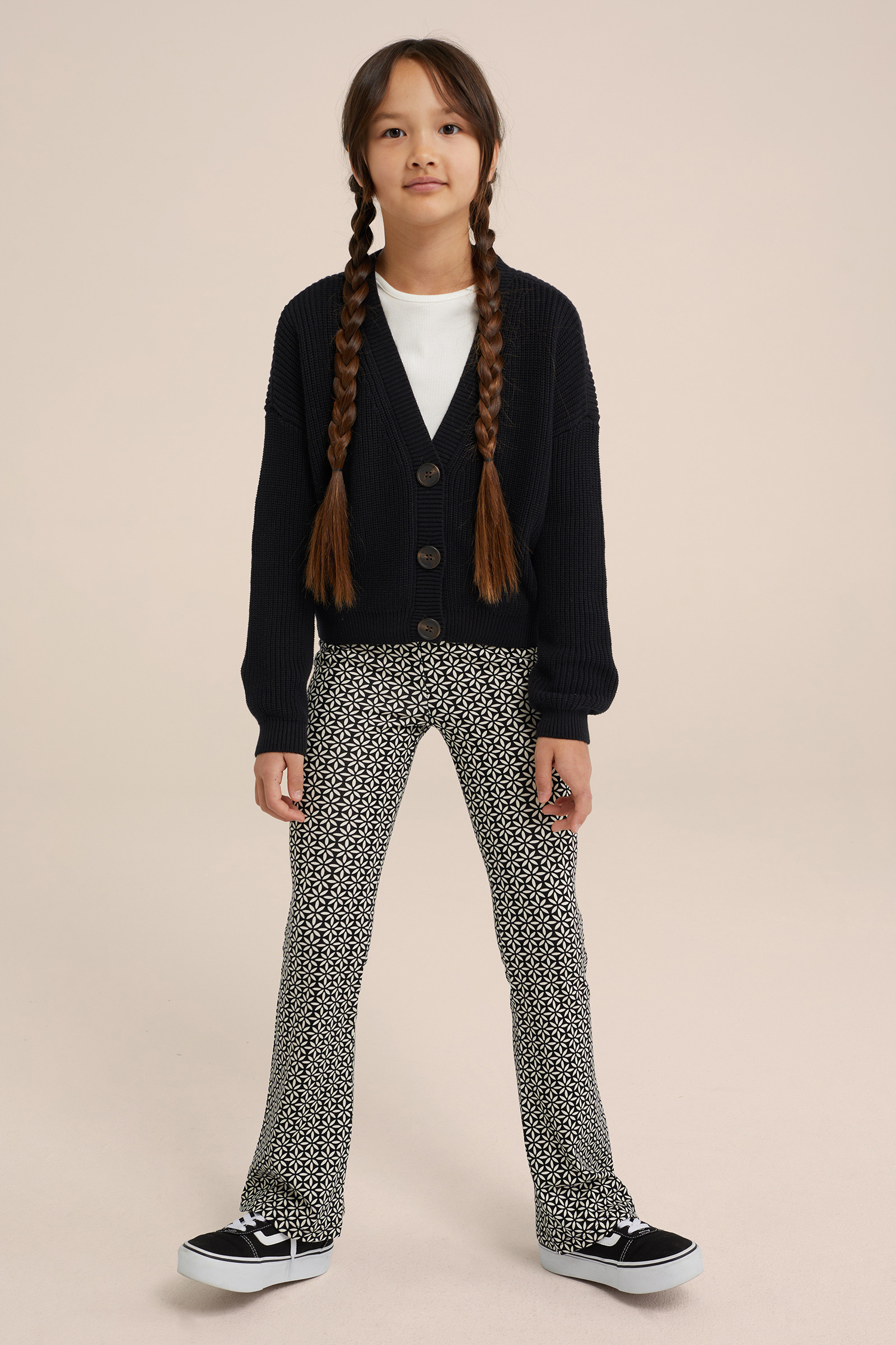 Meisjes fijngebreid vest