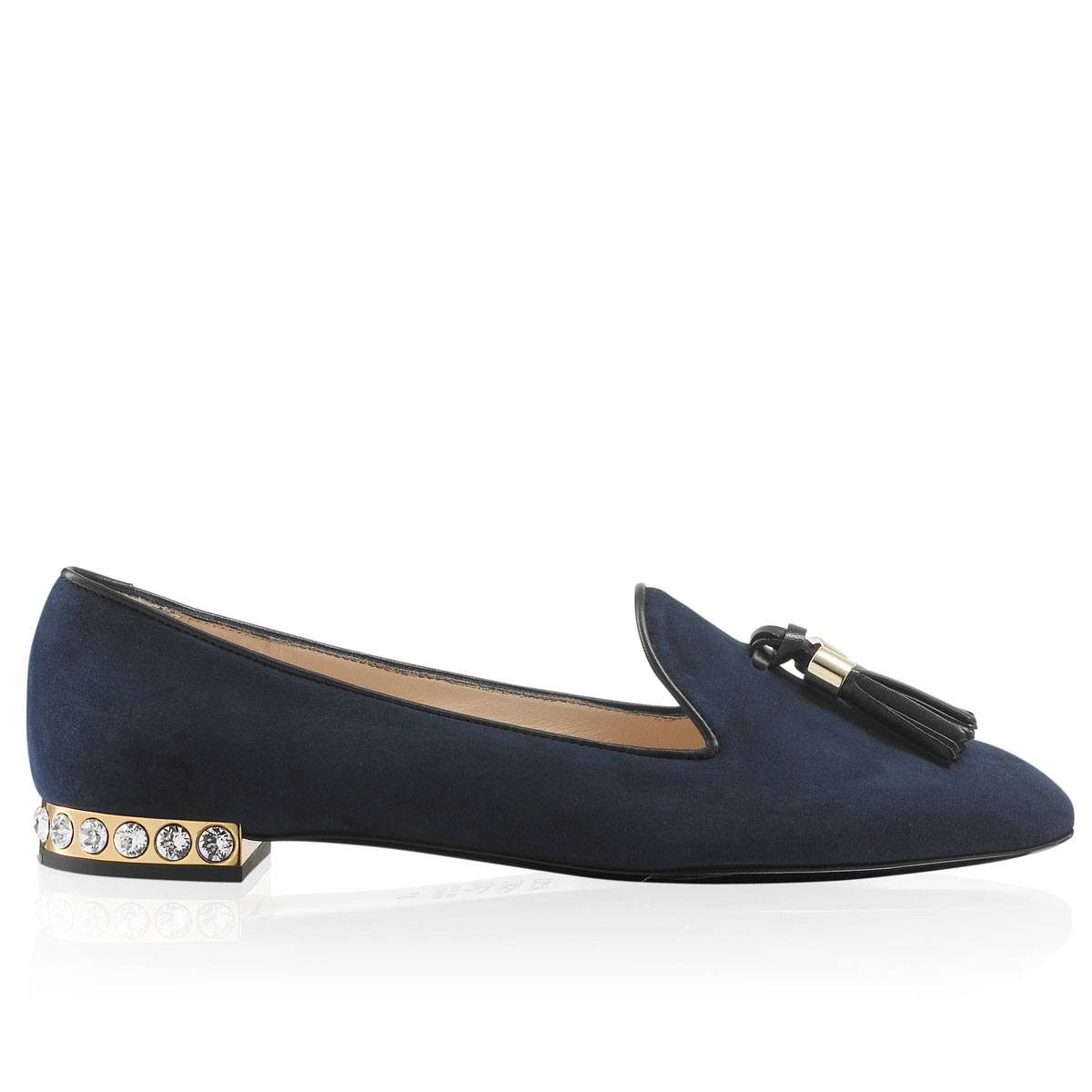 Russell & Bromley COCKTAIL Jewel Tassel Slipper