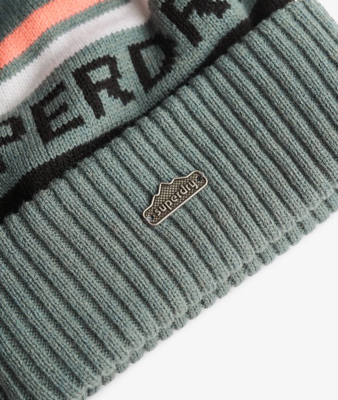 Superdry Logo Knit Beanie Hat