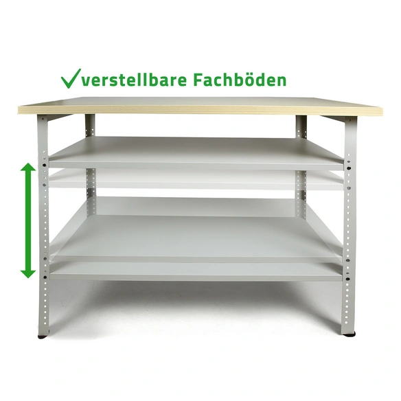 Werkstatt-Set »Basic Pro«, anthrazit, Metall