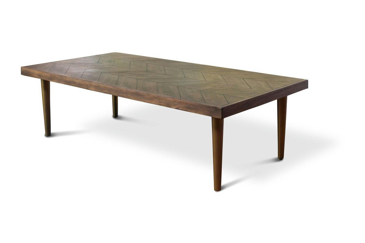 ALIENOR - Table basse en bois marron