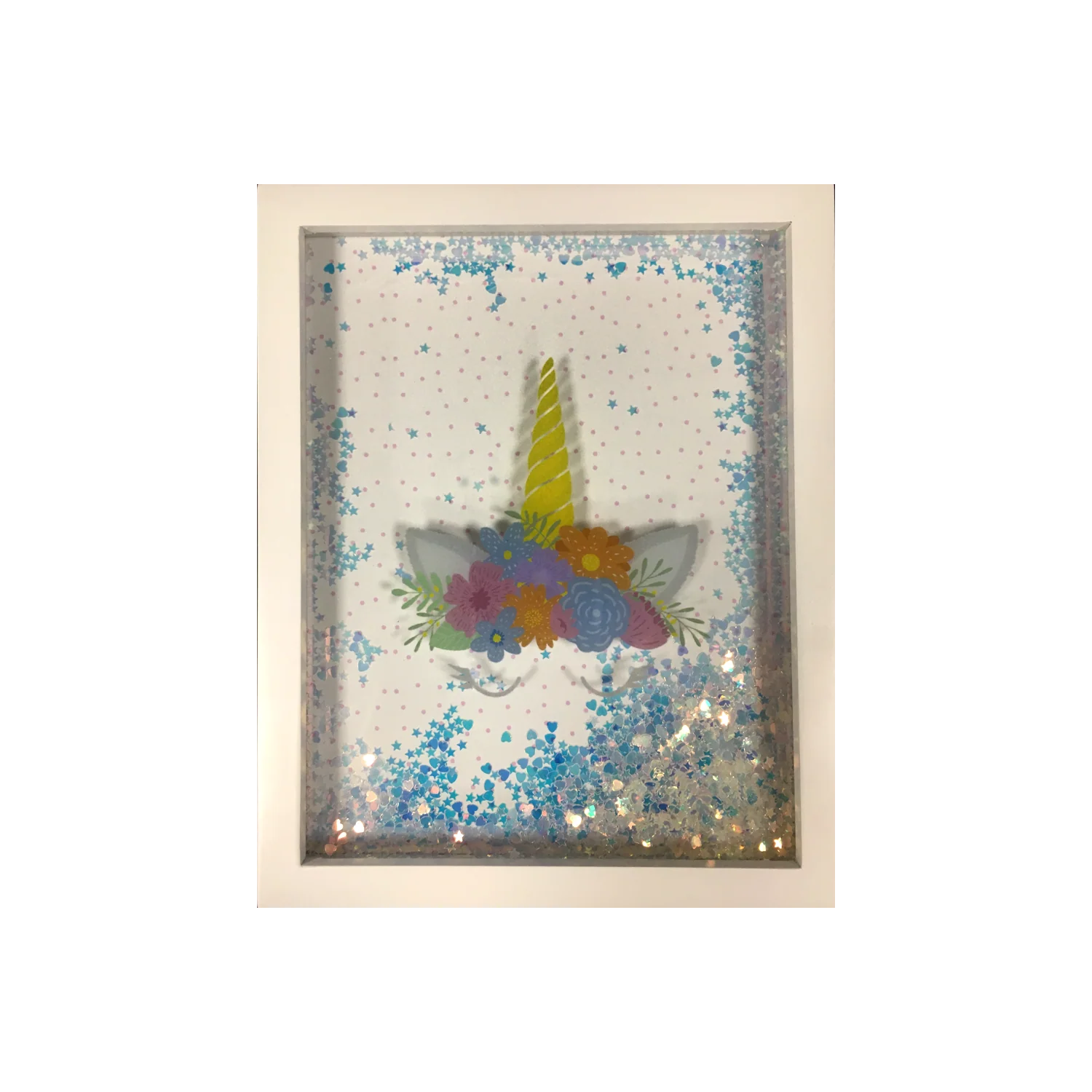 4MURS Toile embellie GLOWY LICORN coloris multicolore