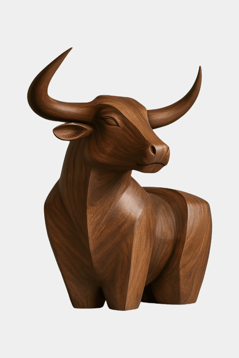 Bull Wood Sculpture #WA119