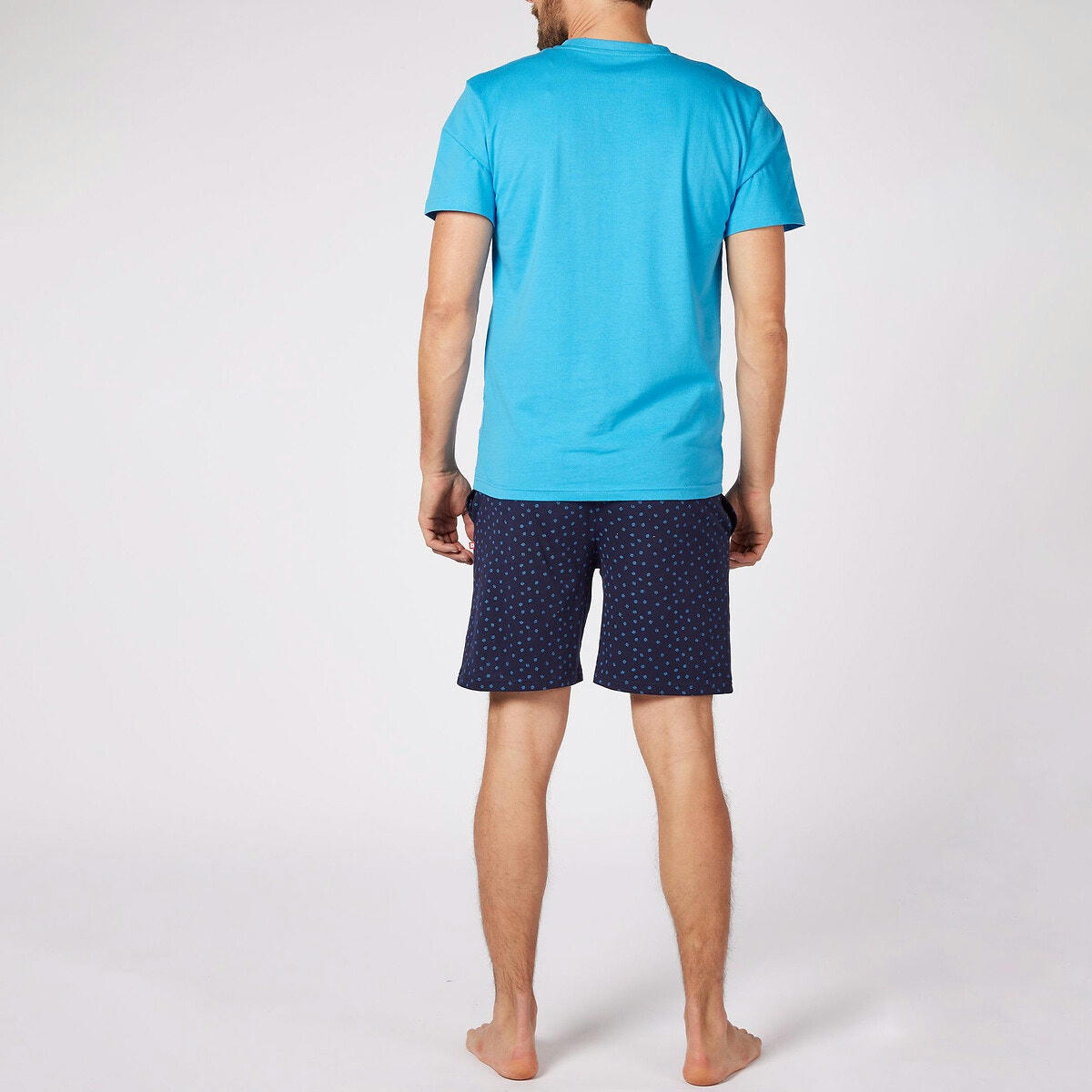 Pyjashort  t-shirt col V Bonjour