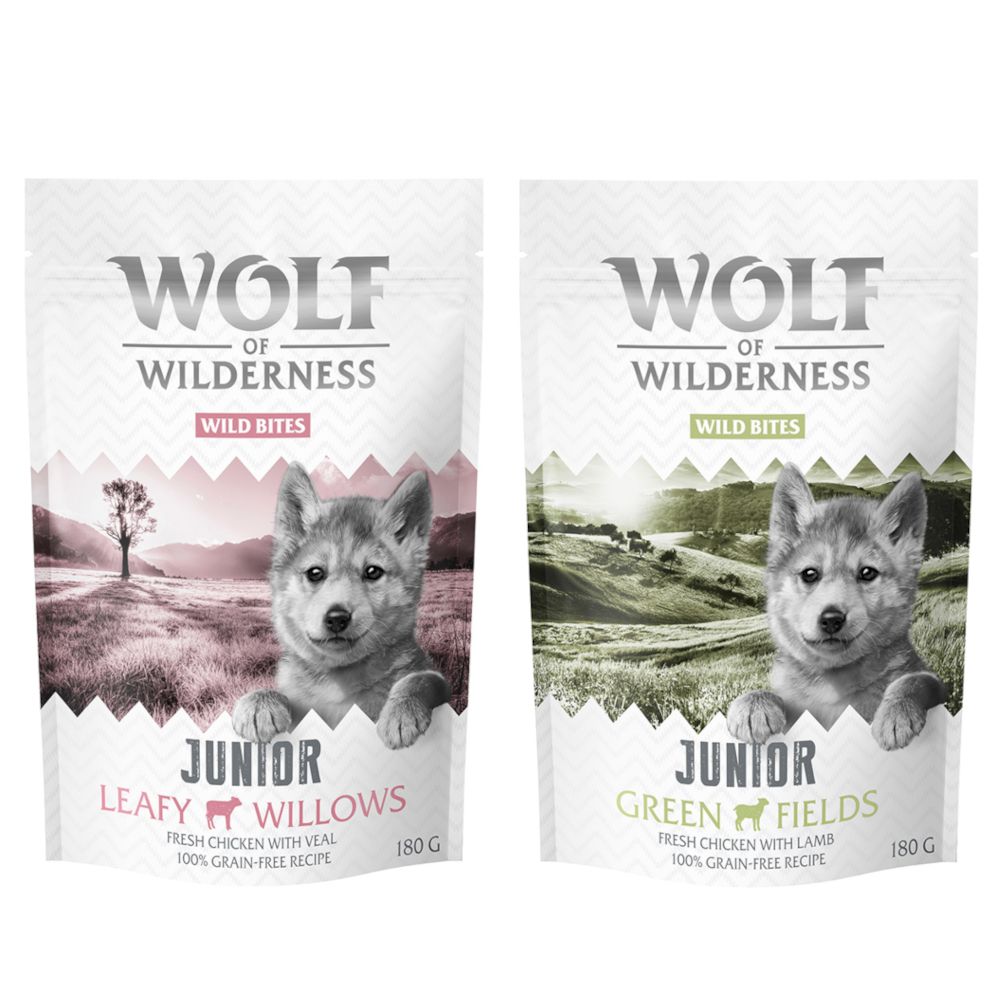 Little Wolf of Wilderness Wild Bites Junior Dog Snacks Mixed Pack