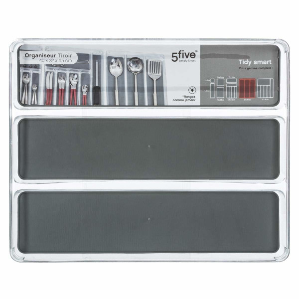 Organizer na sztućce, 3 przegrody, 40 x 32 cm, 5five Simply Smart