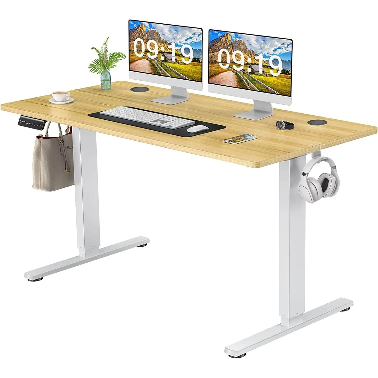 Electric Height Adjustable Ergonomic Computer Desk