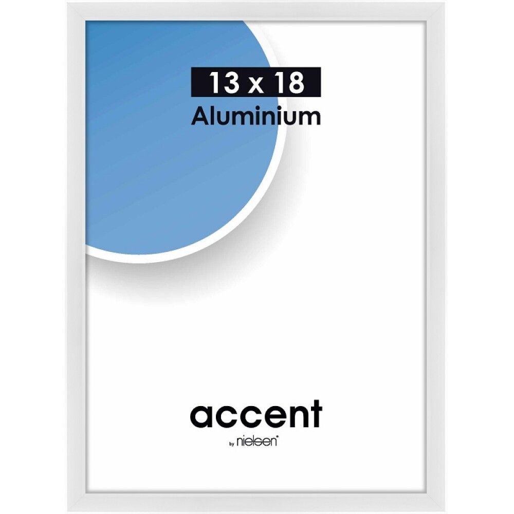 RAMME ACCENT 13X18CM BLANK HVIT