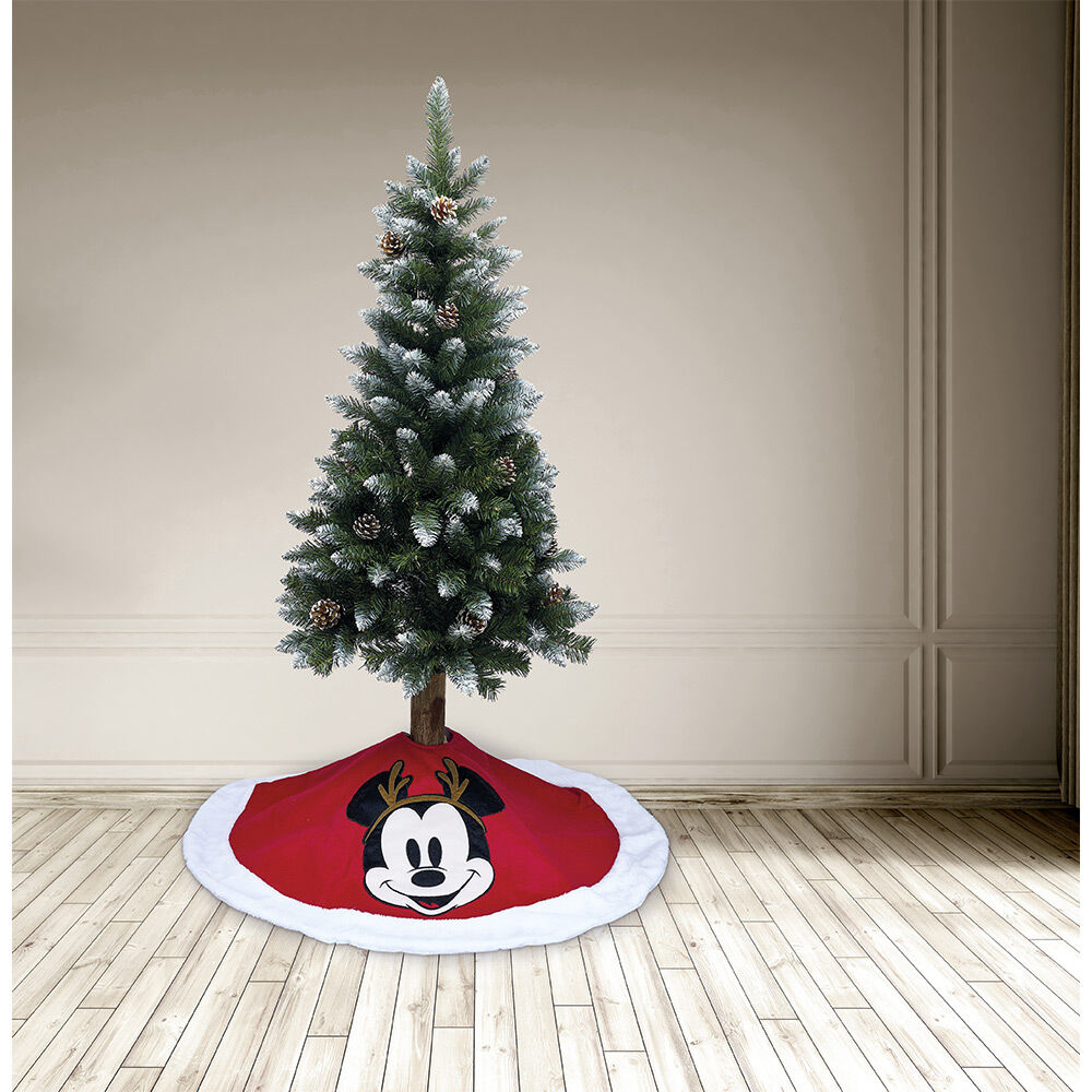 Tour de sapin Mickey Disney rouge et blanc Ø100cm