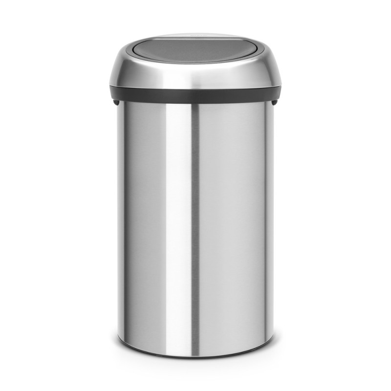Poubelle Touch Bin acier mat 60 L BRABANTIA