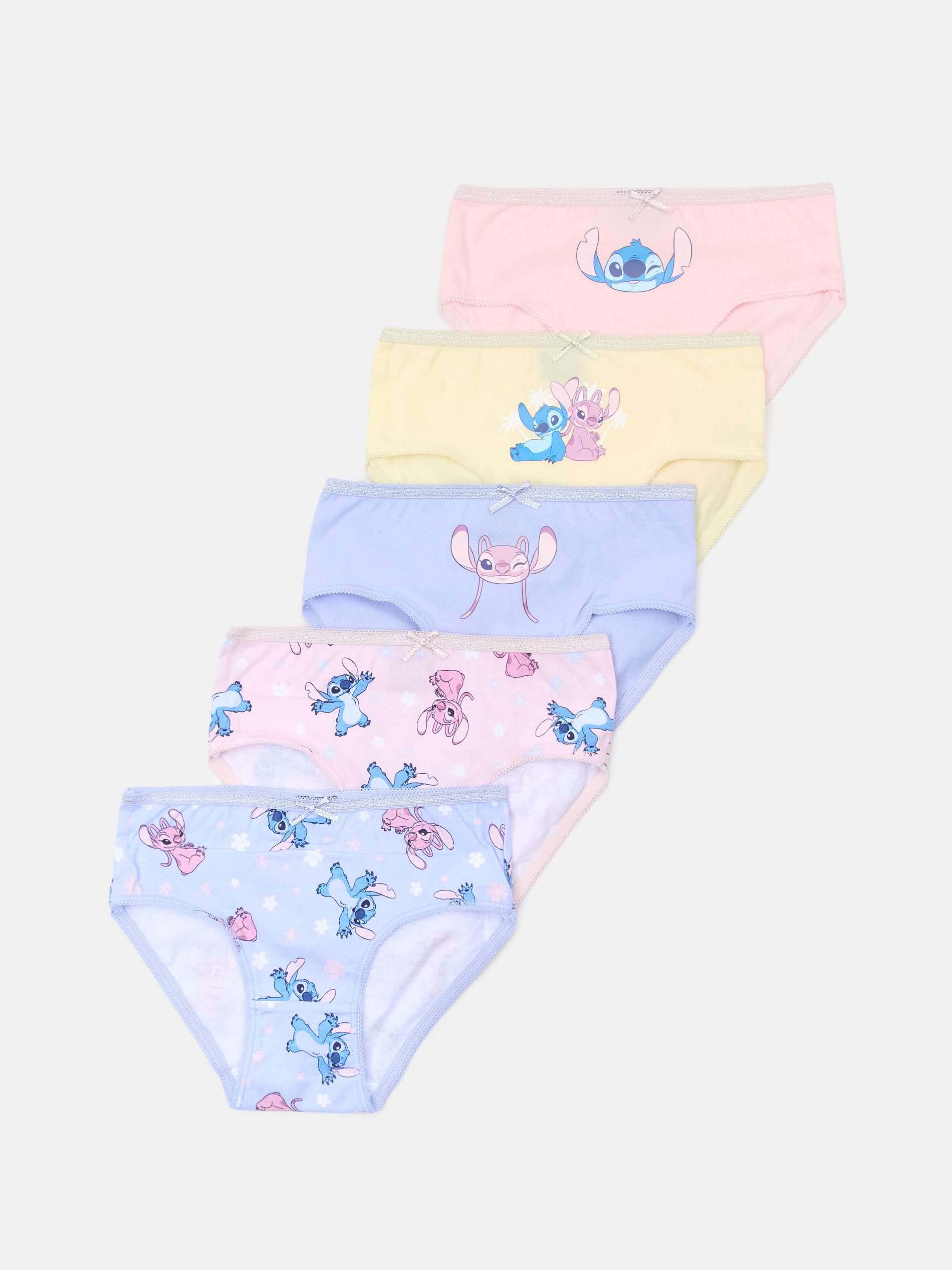 Bawełniane majtki z metalizowaną nicią 5 pack Stitch