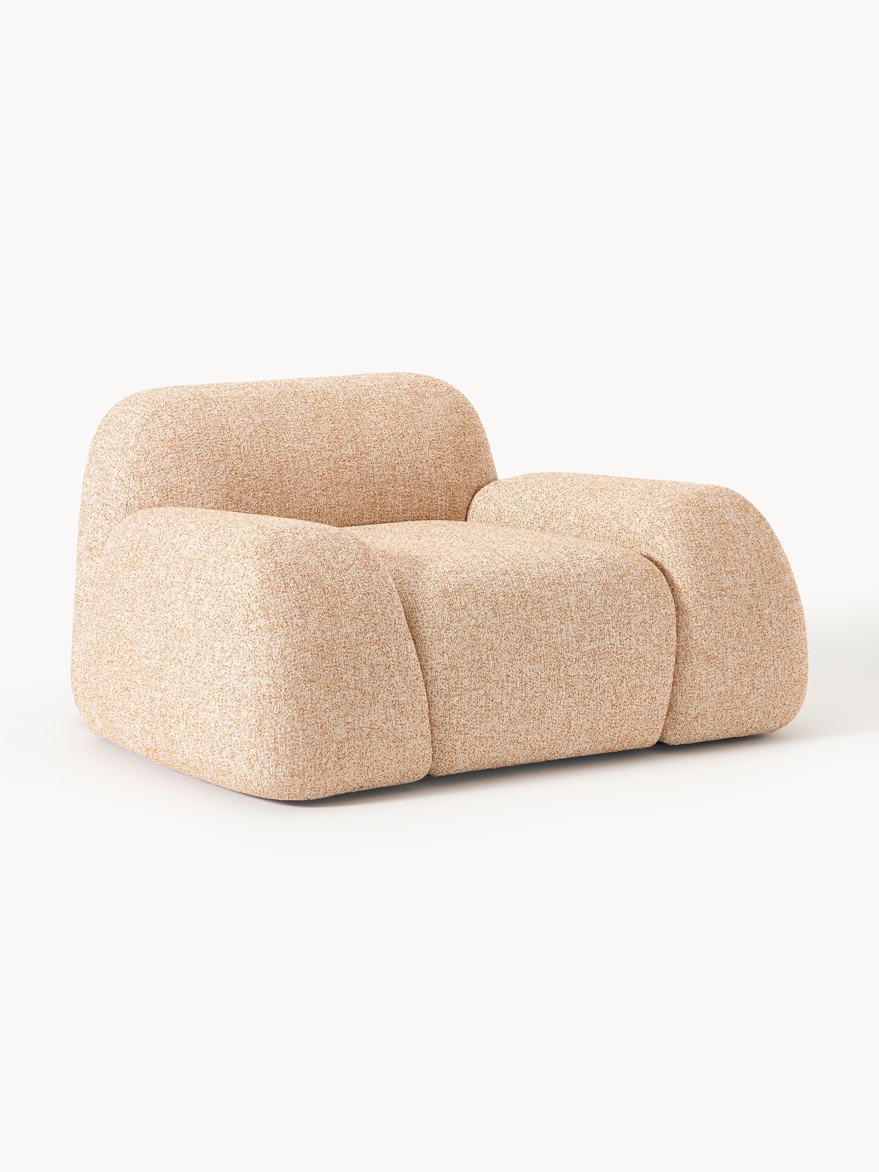 Bouclé-Loungesessel Wolke