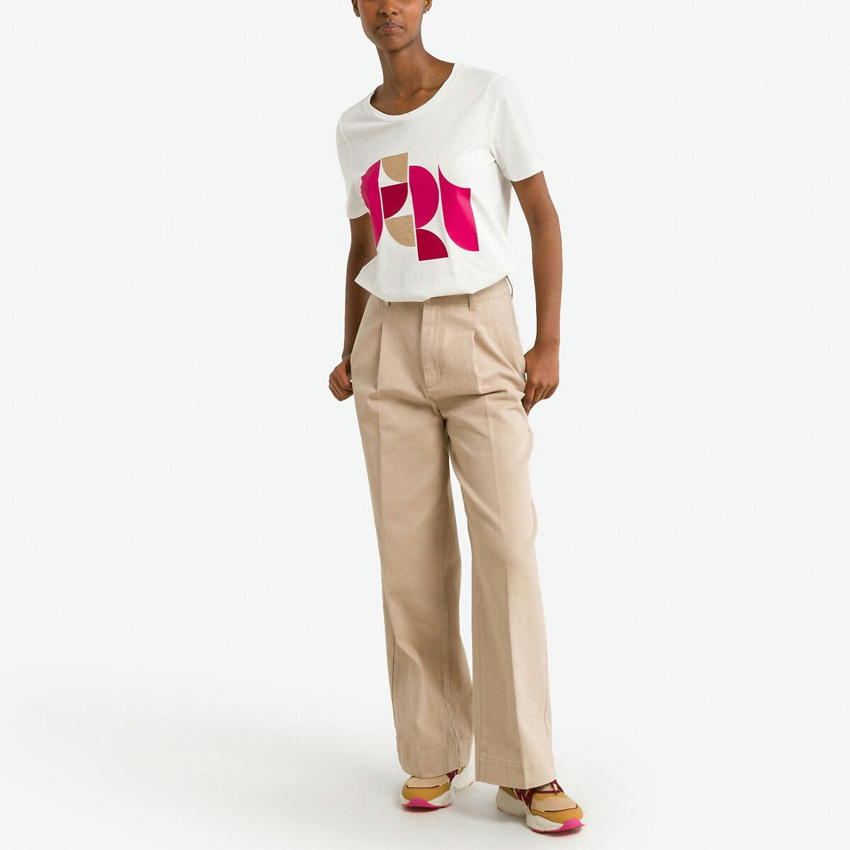 T-shirt manches courtes, à motif