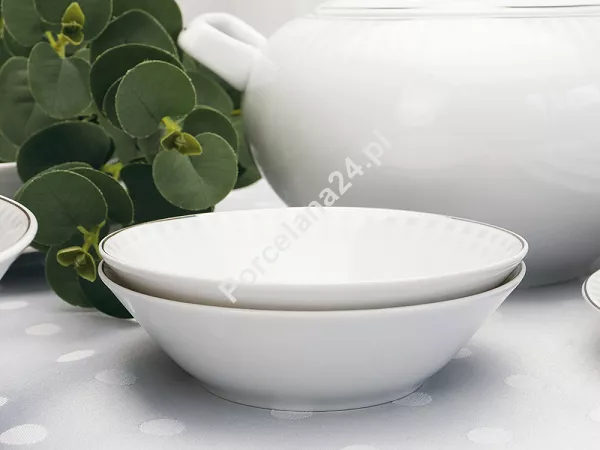 Serwis obiadowy na 12 osób (44 el) Chodzież - Yvonne H109