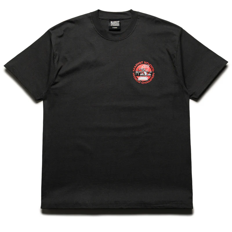Market Have A Nice Race Tee - Washed Black