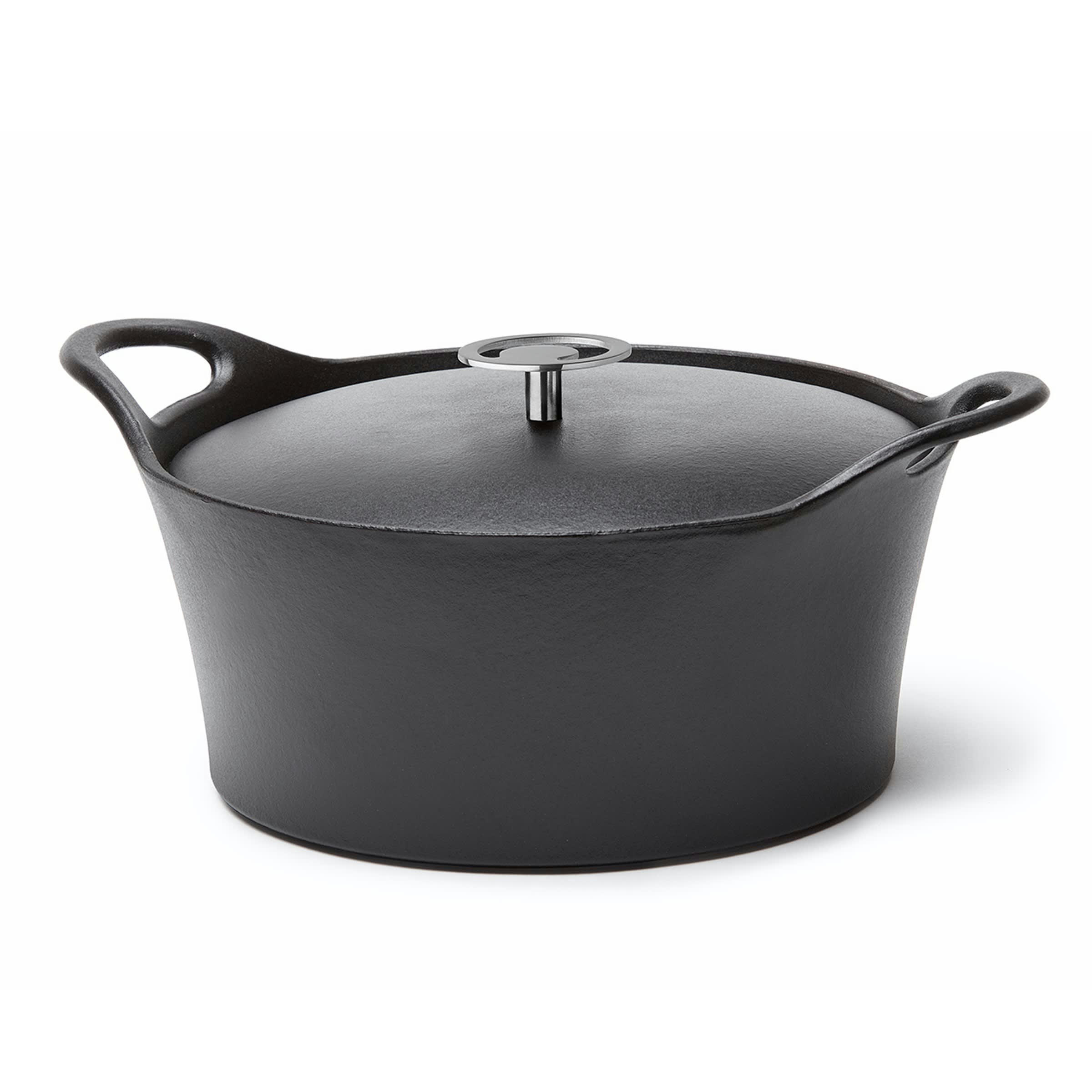 VOLCAN - Cocotte ronde noire 24cm