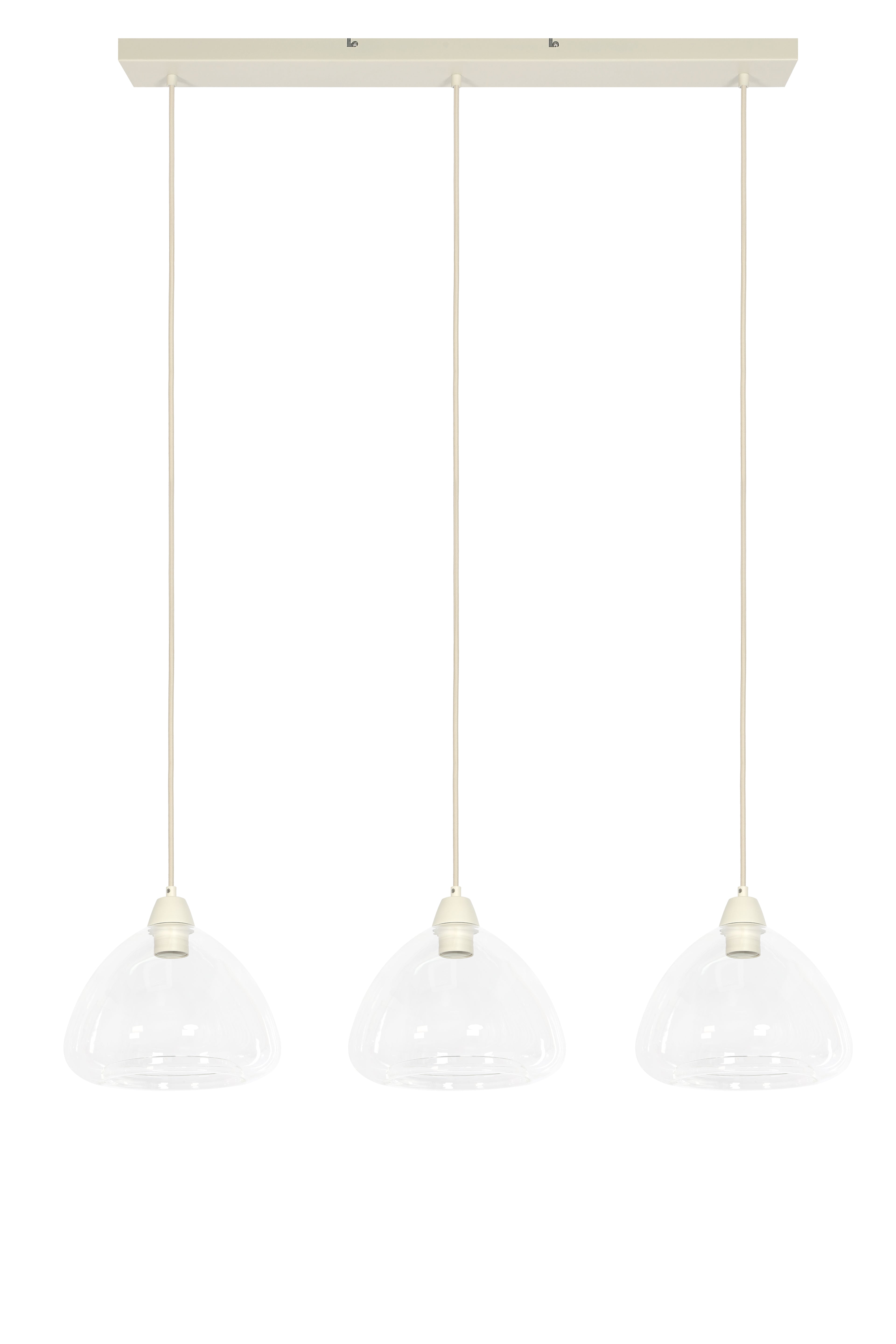 Light & Living hanglamp BISHO - wit - 94x26x19cm