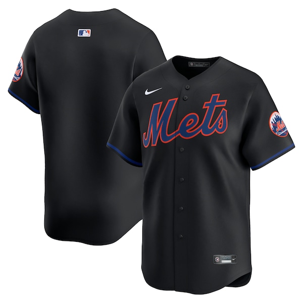 New York Mets Nike Alternate Limited Jersey - Black