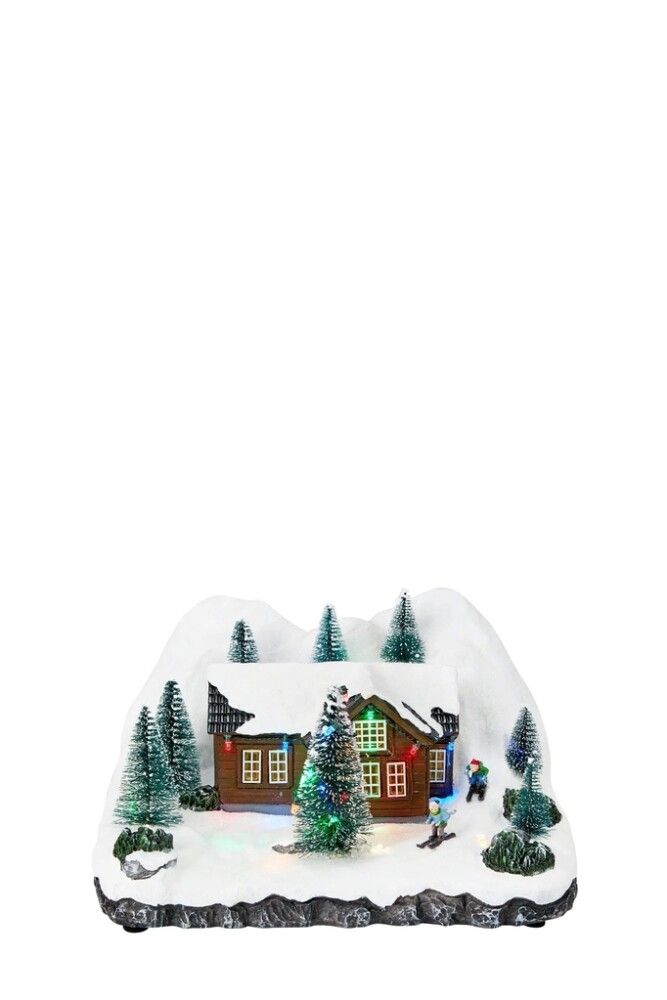 JULEDEKORASJON MARKSLÖJD VEMDALEN HVIT/GRØNN
