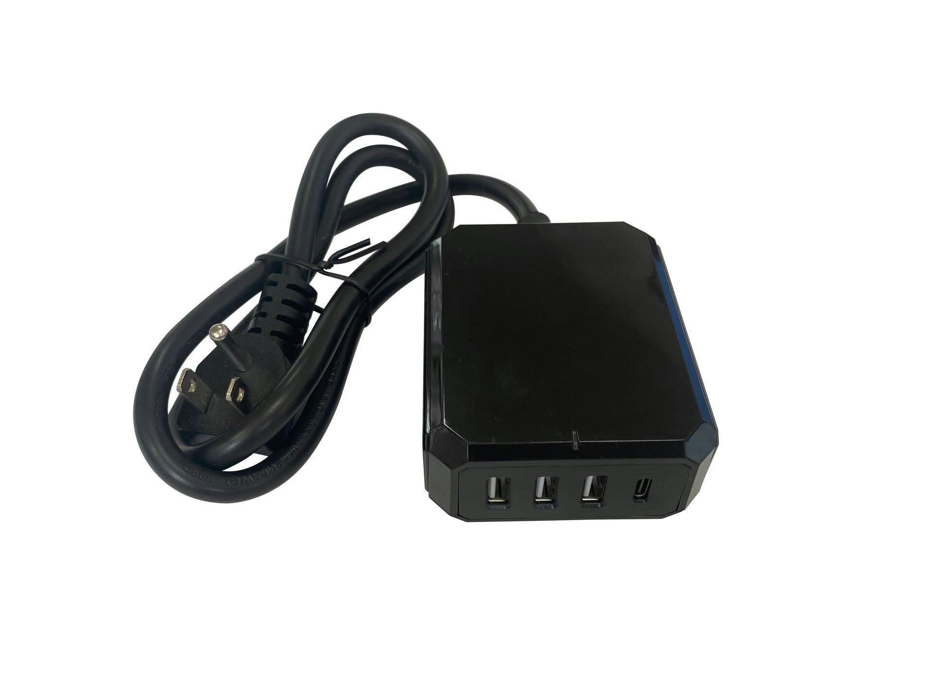 NOMA 2-Outlet Power Bar with 3 USB-A + USB-C Charging Ports