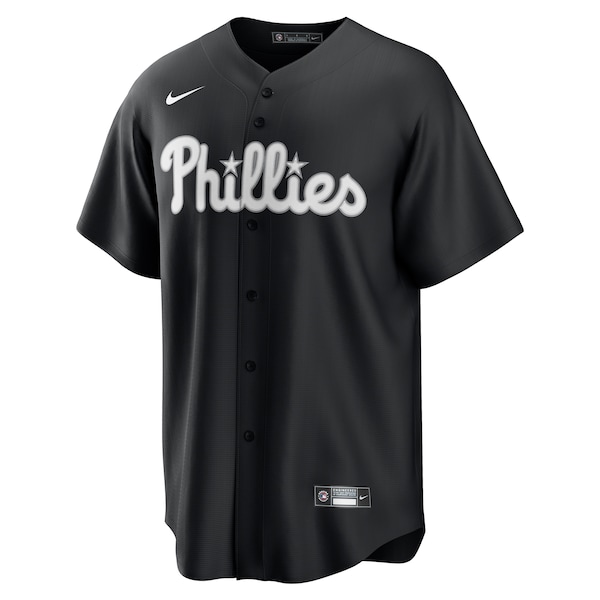 Bryce Harper Philadelphia Phillies Nike Lights Out Replica Player Jersey - Black