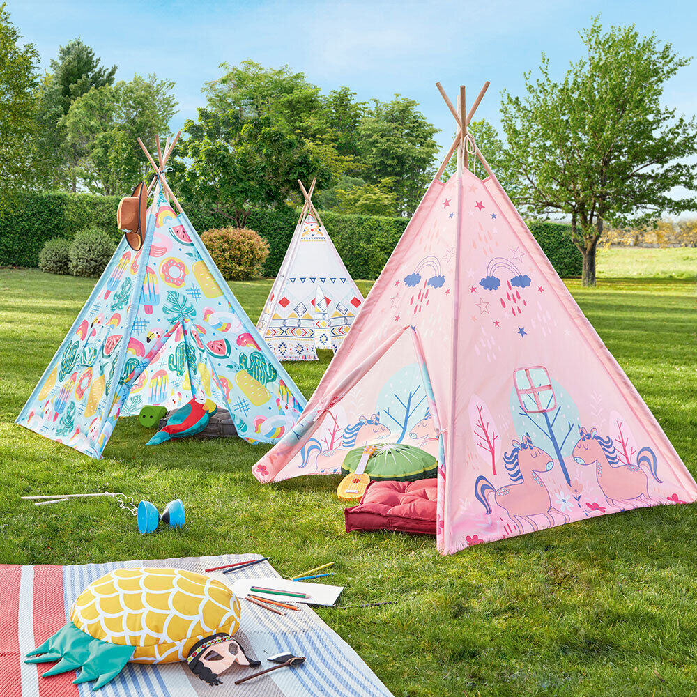 Tipi d&rsquo;extérieur motif tropical summer