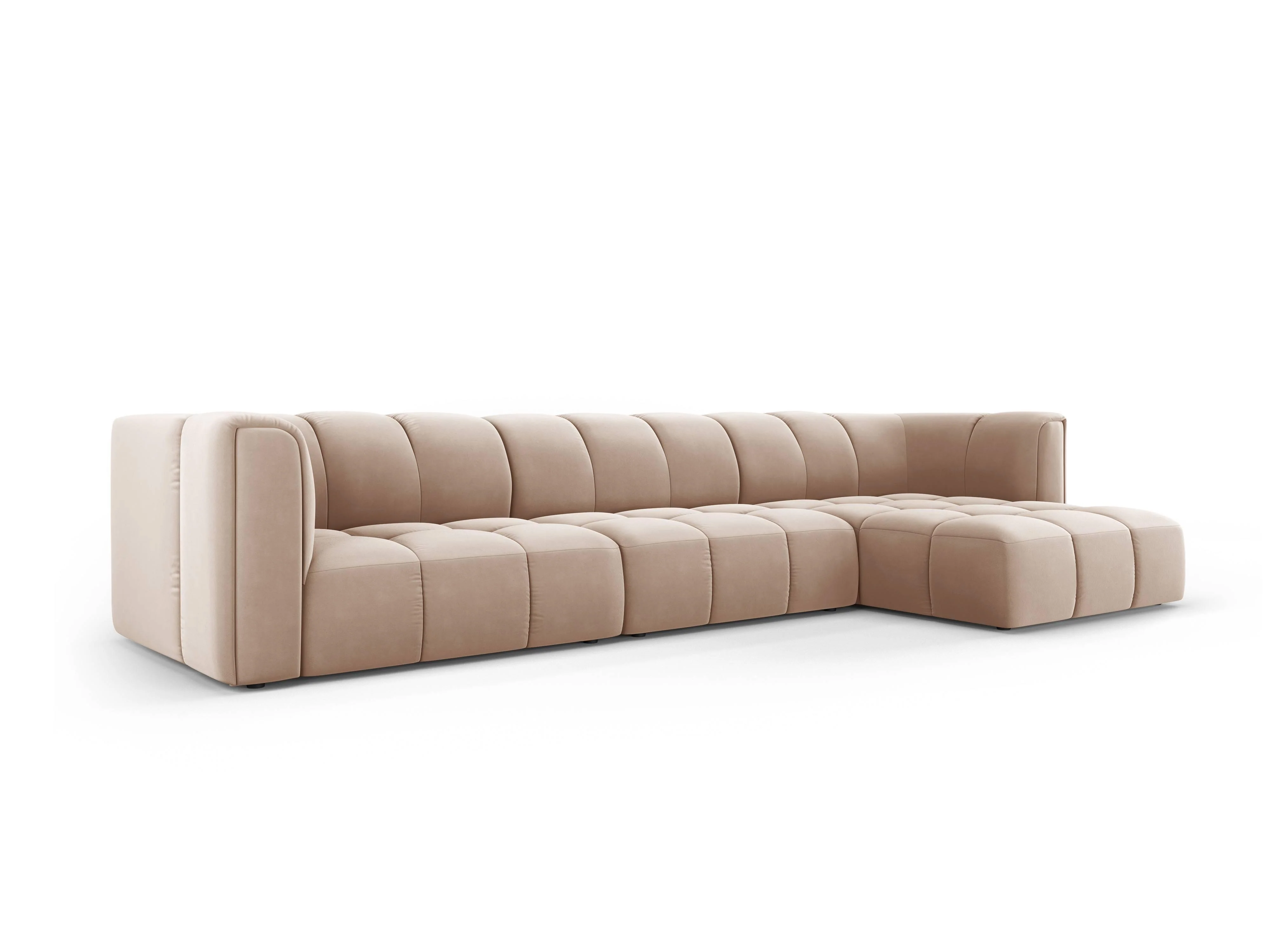 Hoekbank Francesca velvet rechts 5-zits