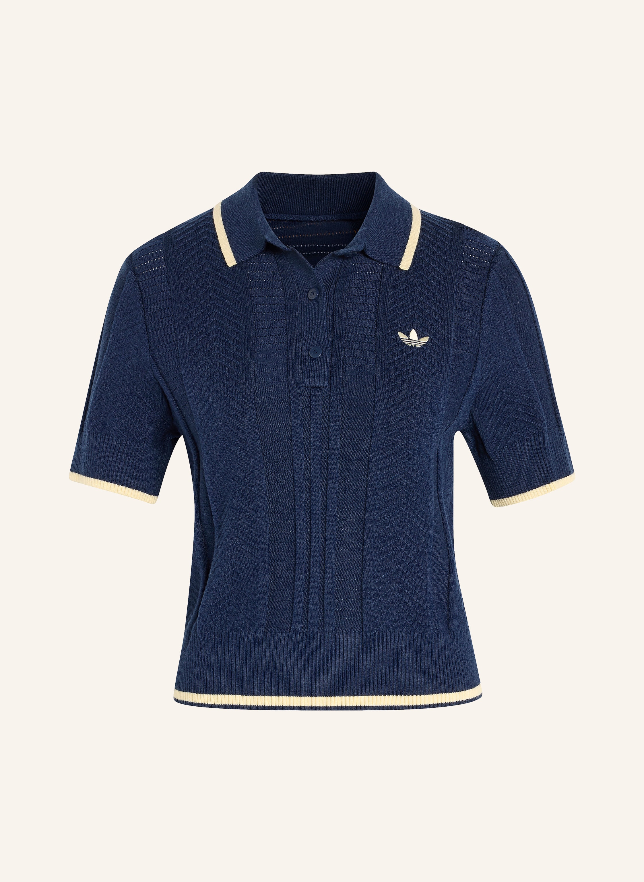 adidas Originals Strick-Poloshirt CABLE KNIT CALI