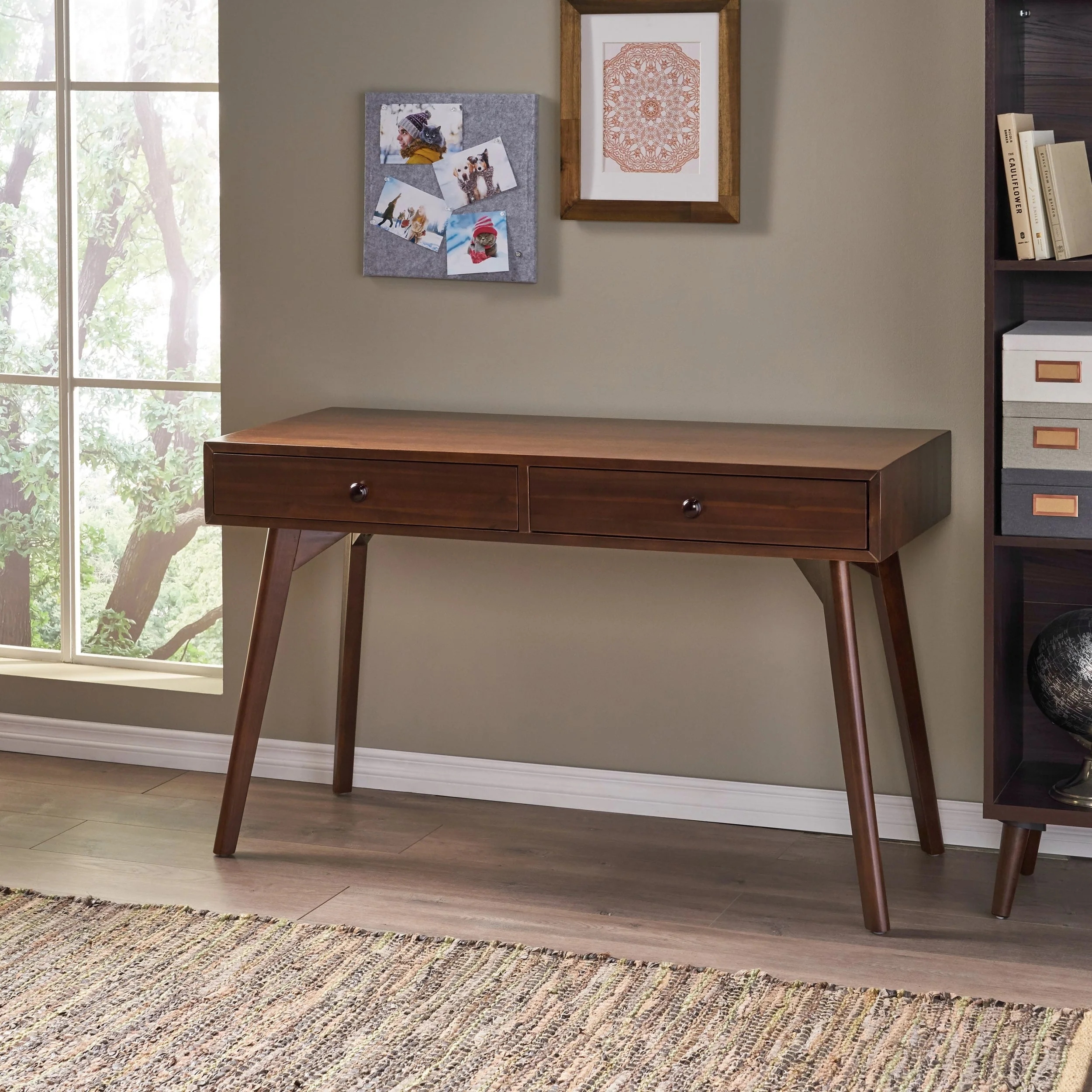 Julio Acacia Wood Desk by Christopher Knight Home