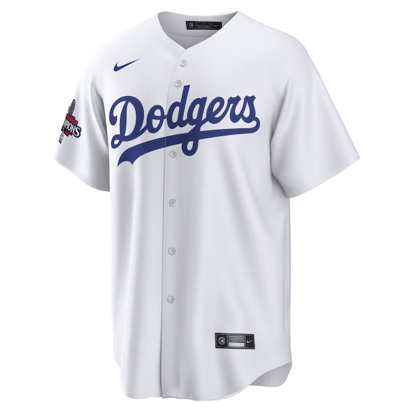 Yoshinobu Yamamoto Los Angeles Dodgers Nike 2024 World Series Champions Home Japanese Characters Replica Player Jersey - White