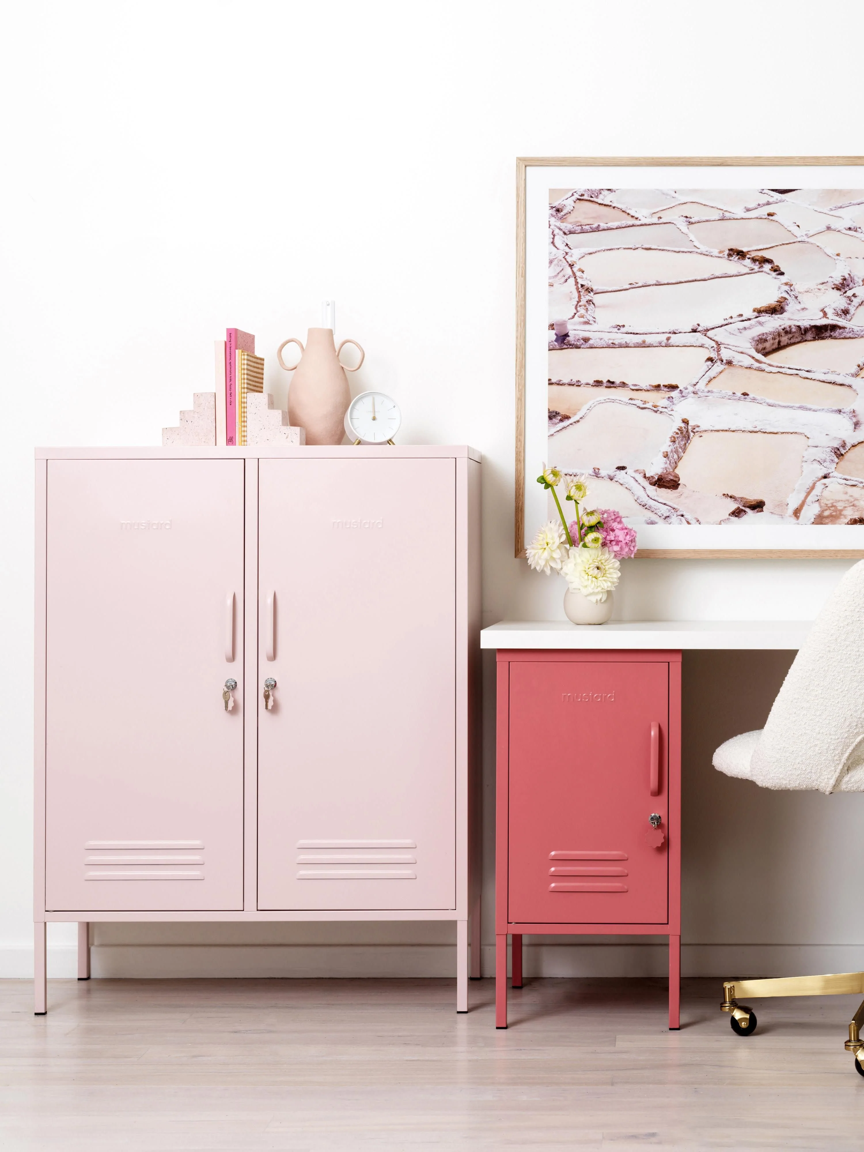 Metall-Highboard The Midi