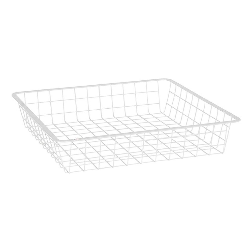 TRÅDKURV ELFA 427X427X85MM HVIT