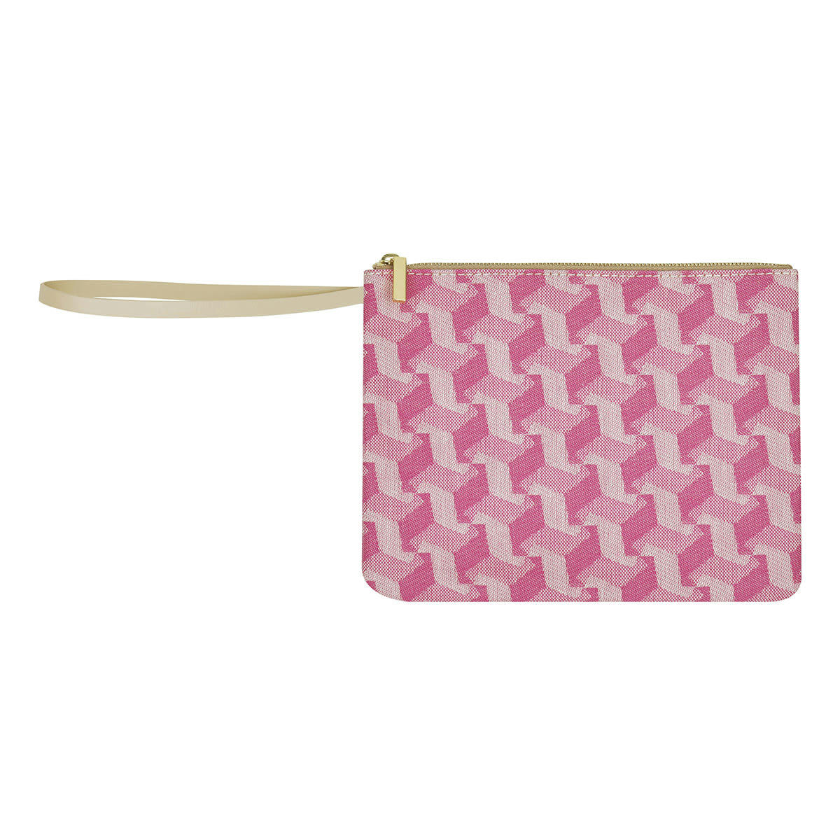 PICTO - Pochette en coton rose 20 x 15